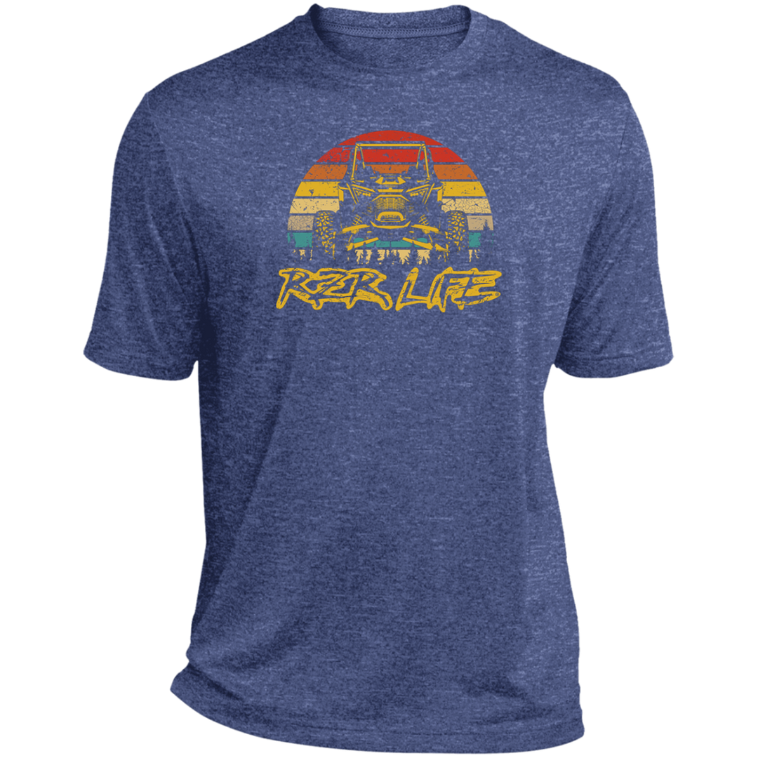 Sunset Heather Performance Tee