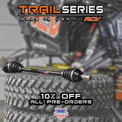RCV Performance Products Introduces the Trail Series UTV Axle