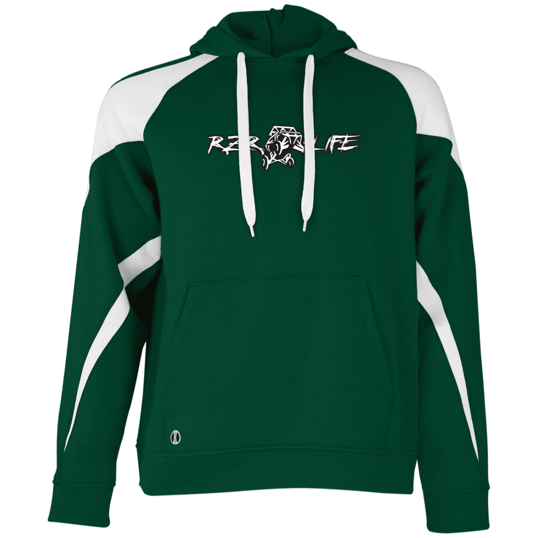 Athletic Colorblock Fleece Hoodie