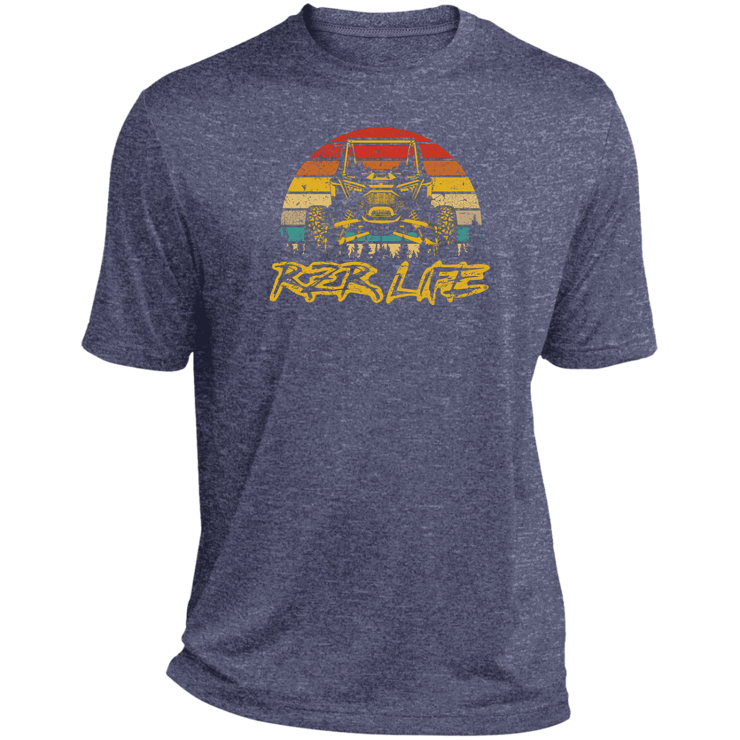 Sunset Heather Performance Tee