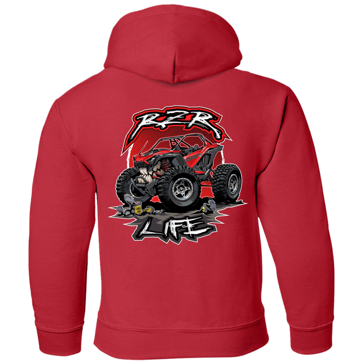 Canned Ham Youth Pullover Hoodie (Red)