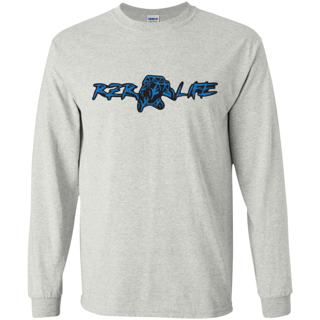 Youth Long Sleeve T-Shirt (Blue)