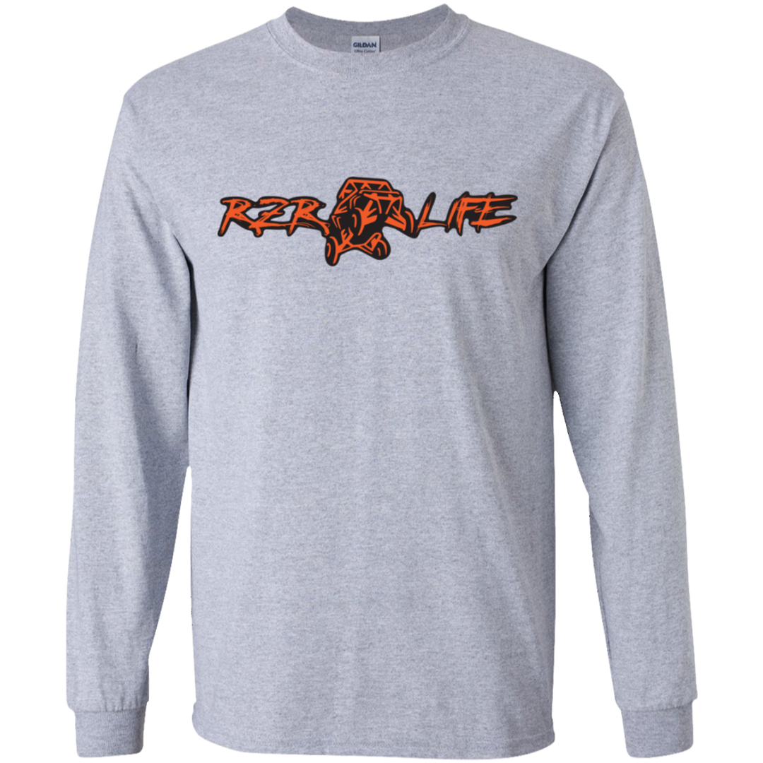 Youth Long Sleeve T-Shirt (Orange)