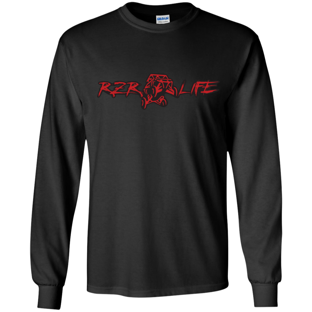 Youth Long Sleeve T-Shirt (Red)