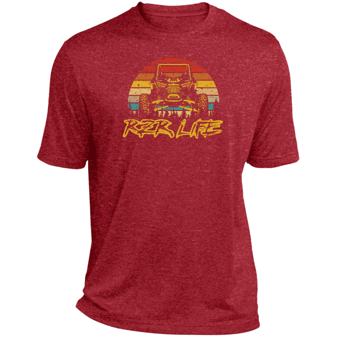 Sunset Heather Performance Tee