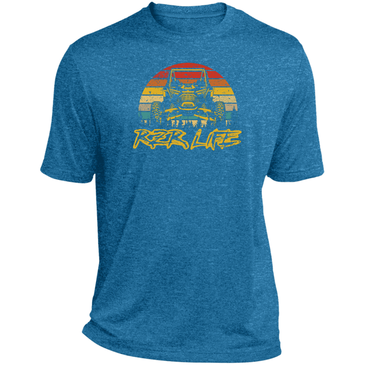 Sunset Heather Performance Tee