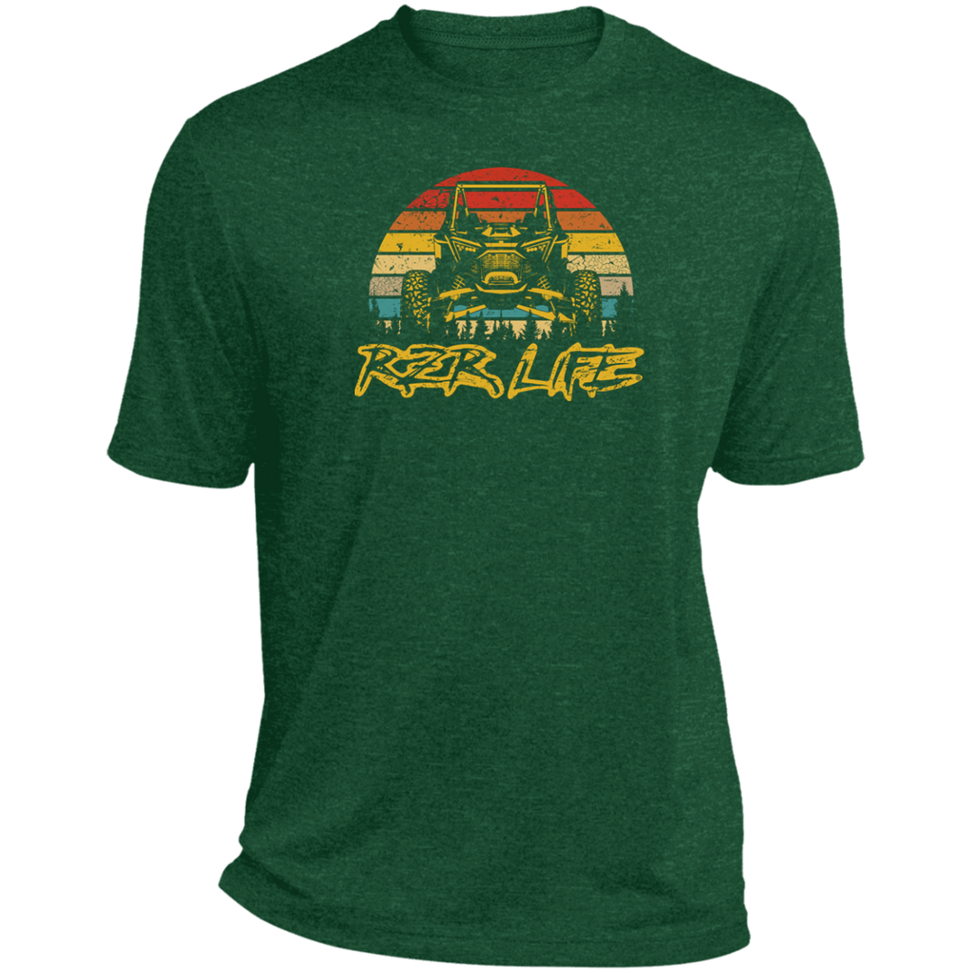 Sunset Heather Performance Tee