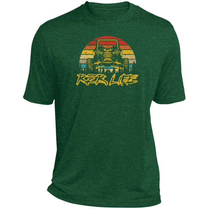 Sunset Heather Performance Tee