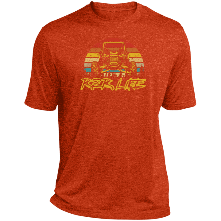 Sunset Heather Performance Tee