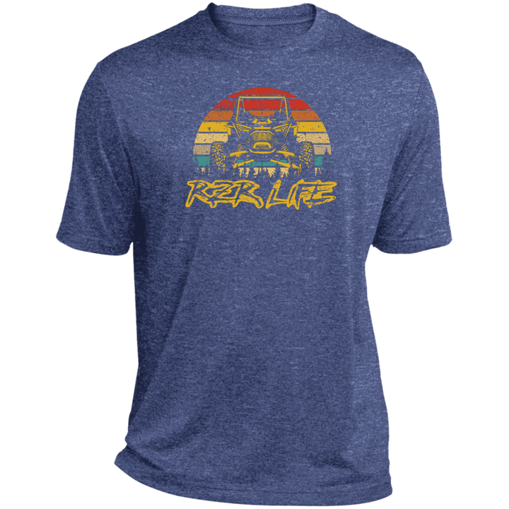 Sunset Heather Performance Tee