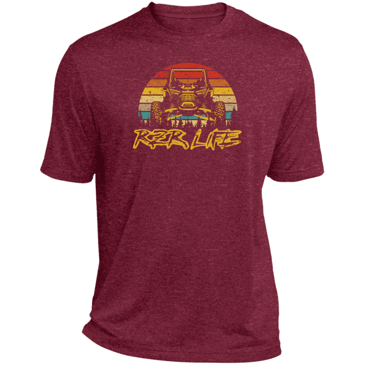 Sunset Heather Performance Tee
