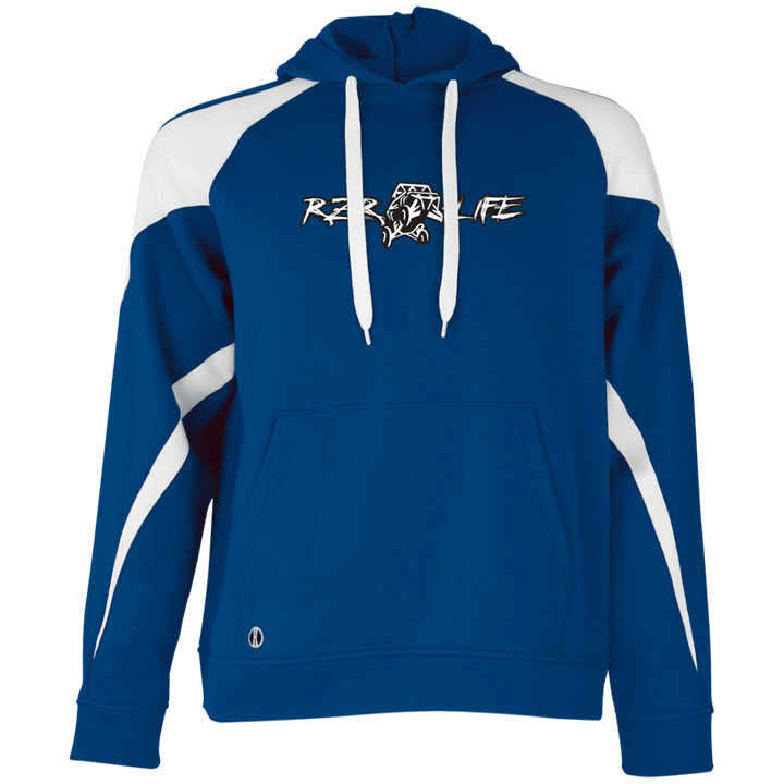 Athletic Colorblock Fleece Hoodie