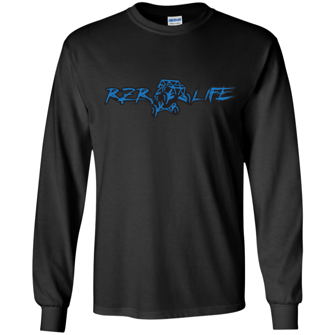 Youth Long Sleeve T-Shirt (Blue)