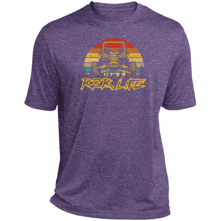 Sunset Heather Performance Tee
