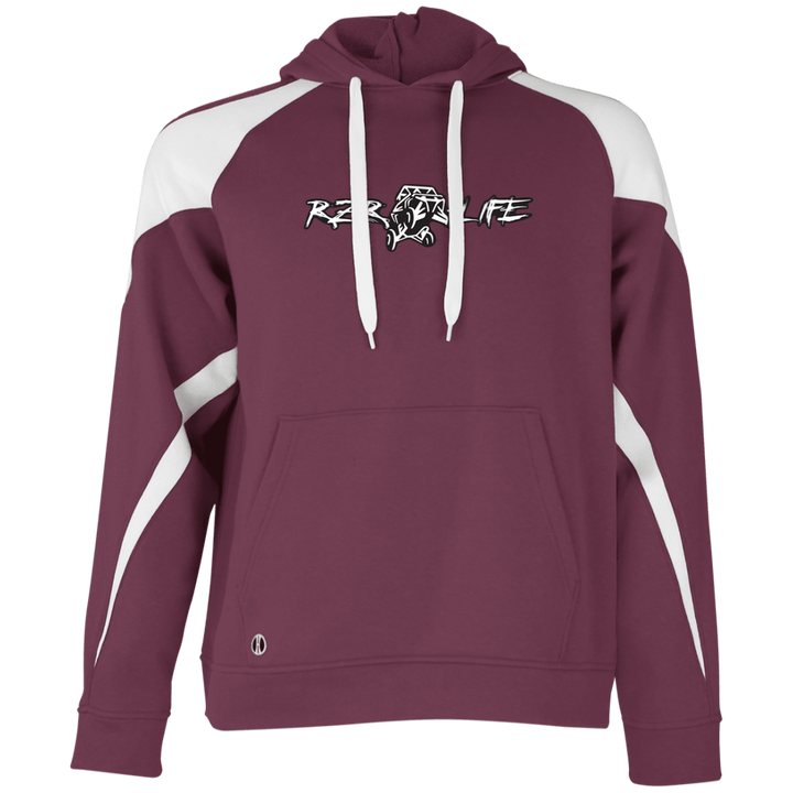 Athletic Colorblock Fleece Hoodie