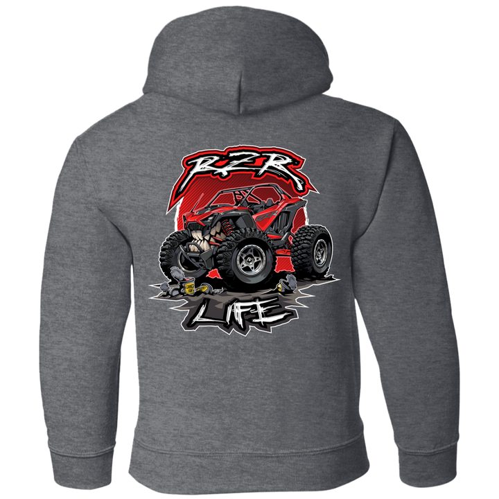 Canned Ham Youth Pullover Hoodie (Red)