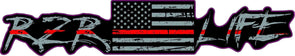 RZR LIFE Limited Edition Thin Red Line Decal