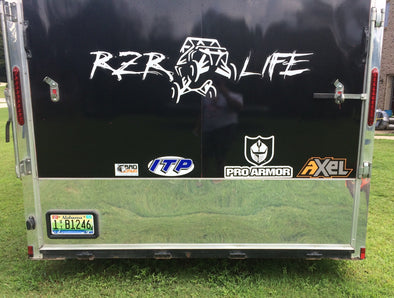 RZR LIFE Trailer Decal